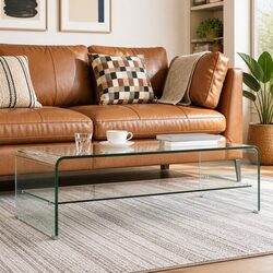 Minimalist Glass Coffee Table for Modern Spaces