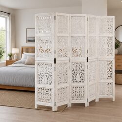 5-Panel Folding Room Divider for Home Privacy