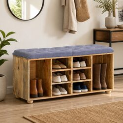 Storage Bench with Solid Construction