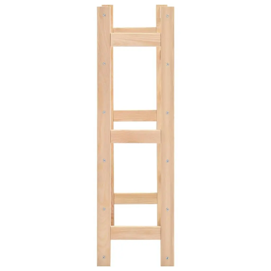 Wine Rack Beige Solid Wood 30 Bottles Storage Display Cabinet Holder Stand