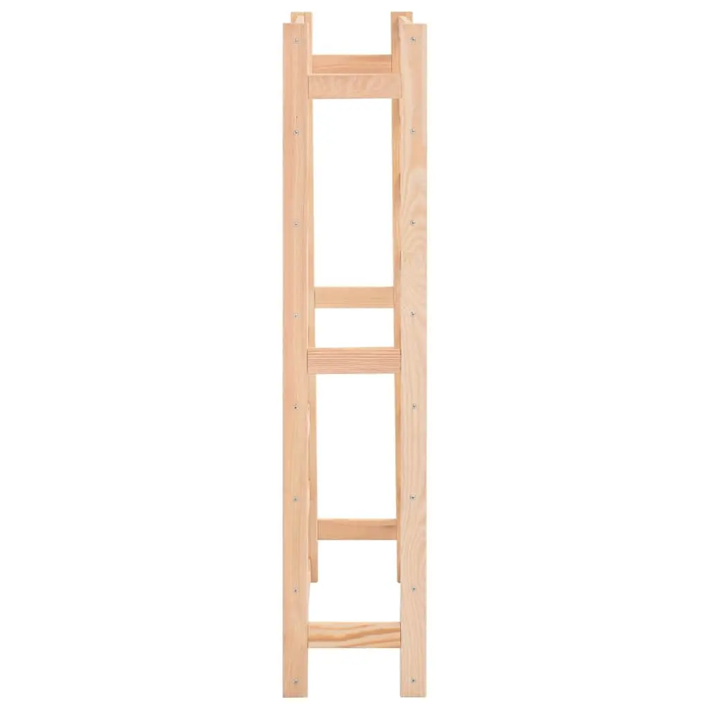 Wine Rack Beige Solid Wood 56 Bottles Storage Display Cabinet Holder Stand