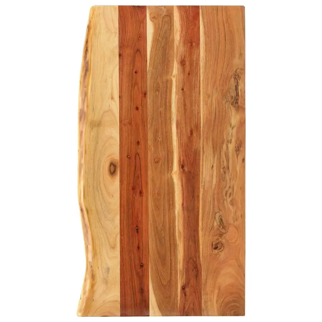 Bathroom Vanity Top Solid Acacia Wood Countertop Rustic Live Edge Floating Sink