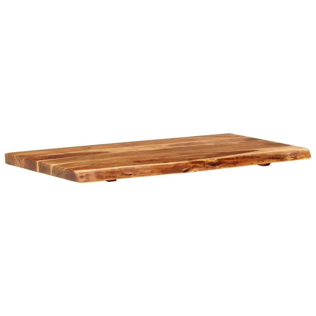 Bathroom Vanity Top Solid Acacia Wood Countertop Sink Cabinet Rustic Edge