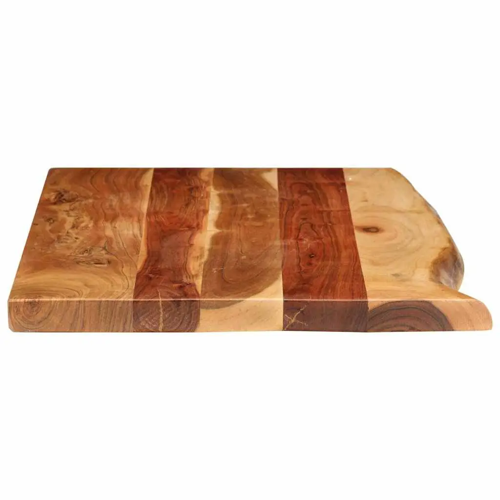 Bathroom Vanity Top Solid Acacia Wood Countertop Sink Cabinet Rustic Edge