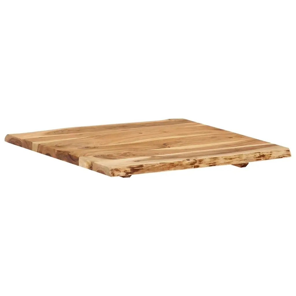 Solid Acacia Wood Table Top Live Edge Brown Kitchen Desk Coffee Table