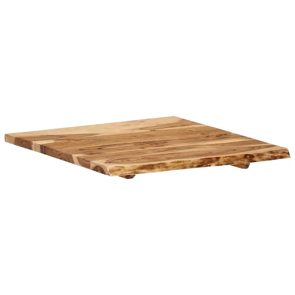 Solid Acacia Wood Table Top Live Edge Brown Kitchen Desk Coffee Table