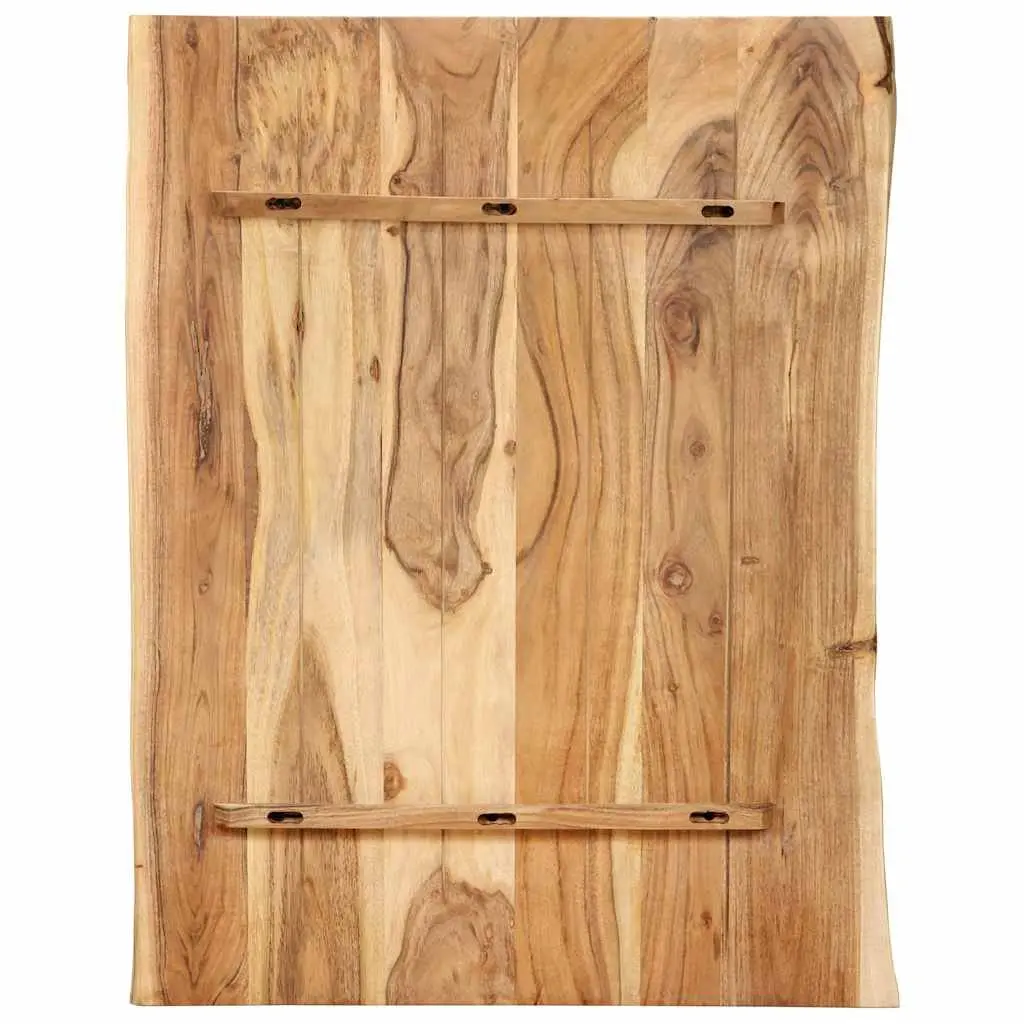 Solid Acacia Wood Table Top Live Edge Kitchen Dining Coffee Desk Surface 80cm