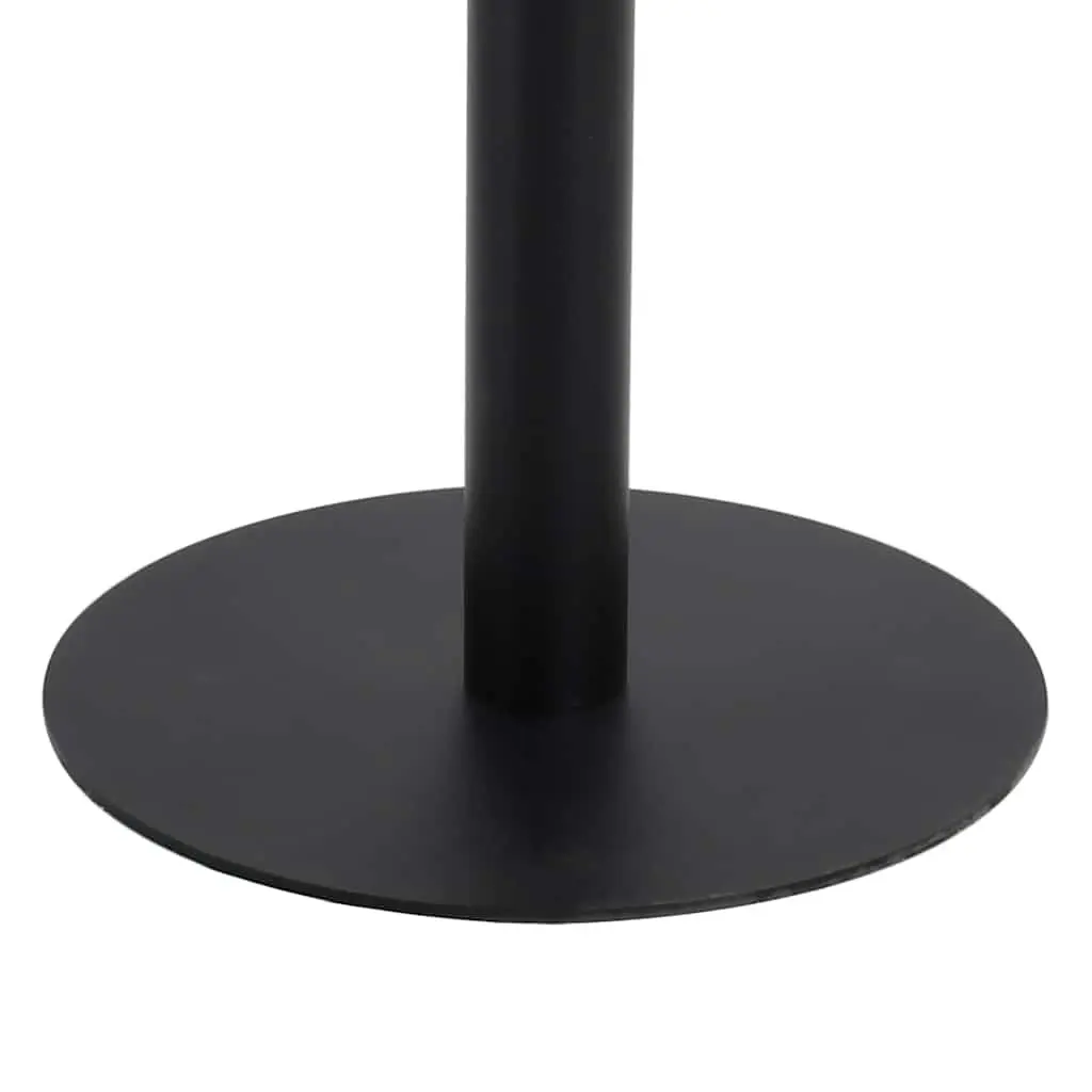 Bistro Table 80x80cm Brown MDF Top with Steel Legs Easy Clean Suitable for Coffee Shop Dining Restaurant
