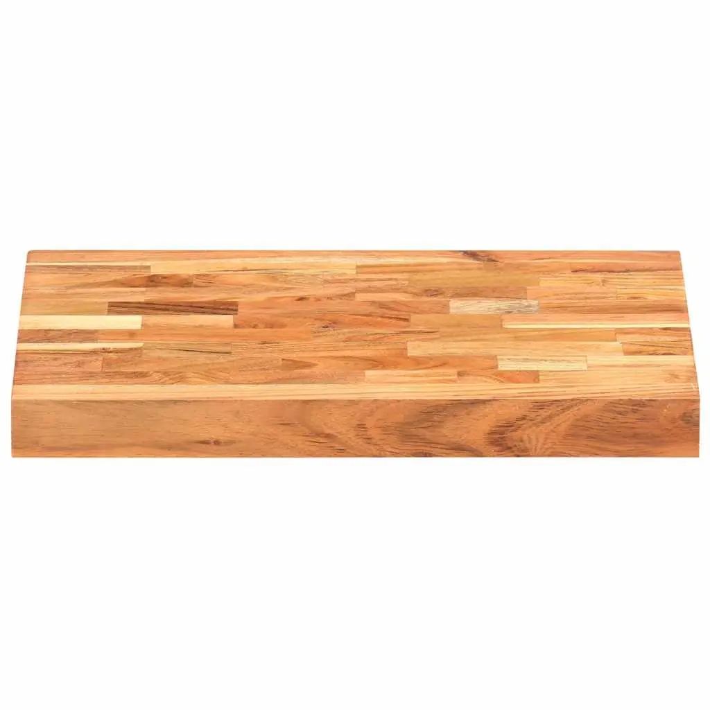 Chopping Board Brown 40x30x4 cm Solid Acacia Wood Kitchen Cutting Board with Finger Groove