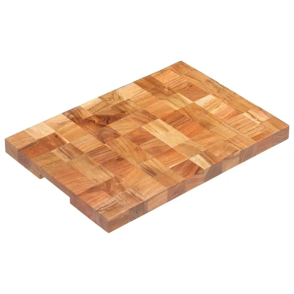 Cutting Board Brown 50x34x3.8 cm Solid Acacia Wood Chopping Kitchen Prep Surface
