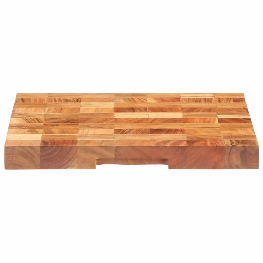 Cutting Board Brown 50x34x3.8 cm Solid Acacia Wood Chopping Kitchen Prep Surface