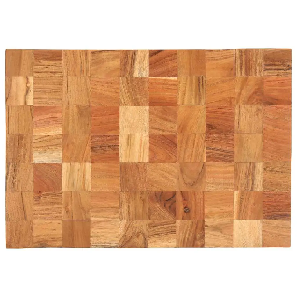 Cutting Board Brown 50x34x3.8 cm Solid Acacia Wood Chopping Kitchen Prep Surface
