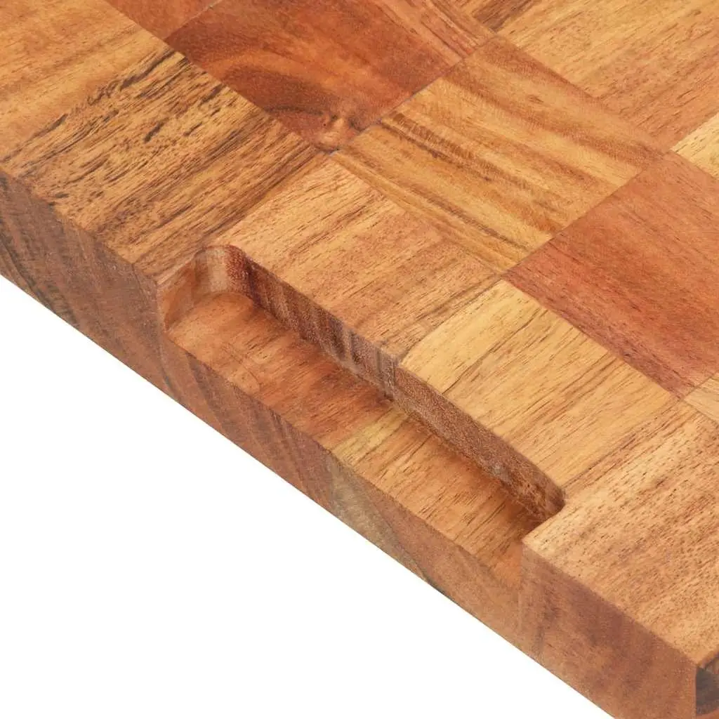 Cutting Board Brown 50x34x3.8 cm Solid Acacia Wood Chopping Kitchen Prep Surface
