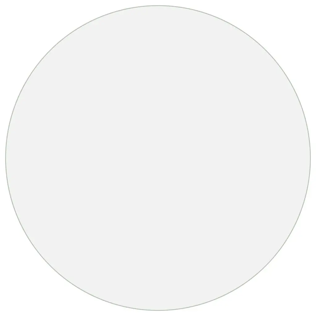 Round Table Protector Transparent 110 cm Waterproof PVC Film