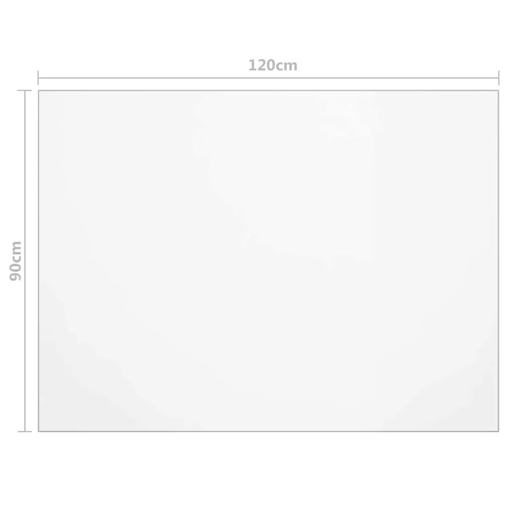 Table Protector Film Transparent 120x90cm Waterproof PVC Furniture Guard