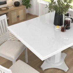Table Protector Transparent Rectangular Dining Living Room Furniture Protection