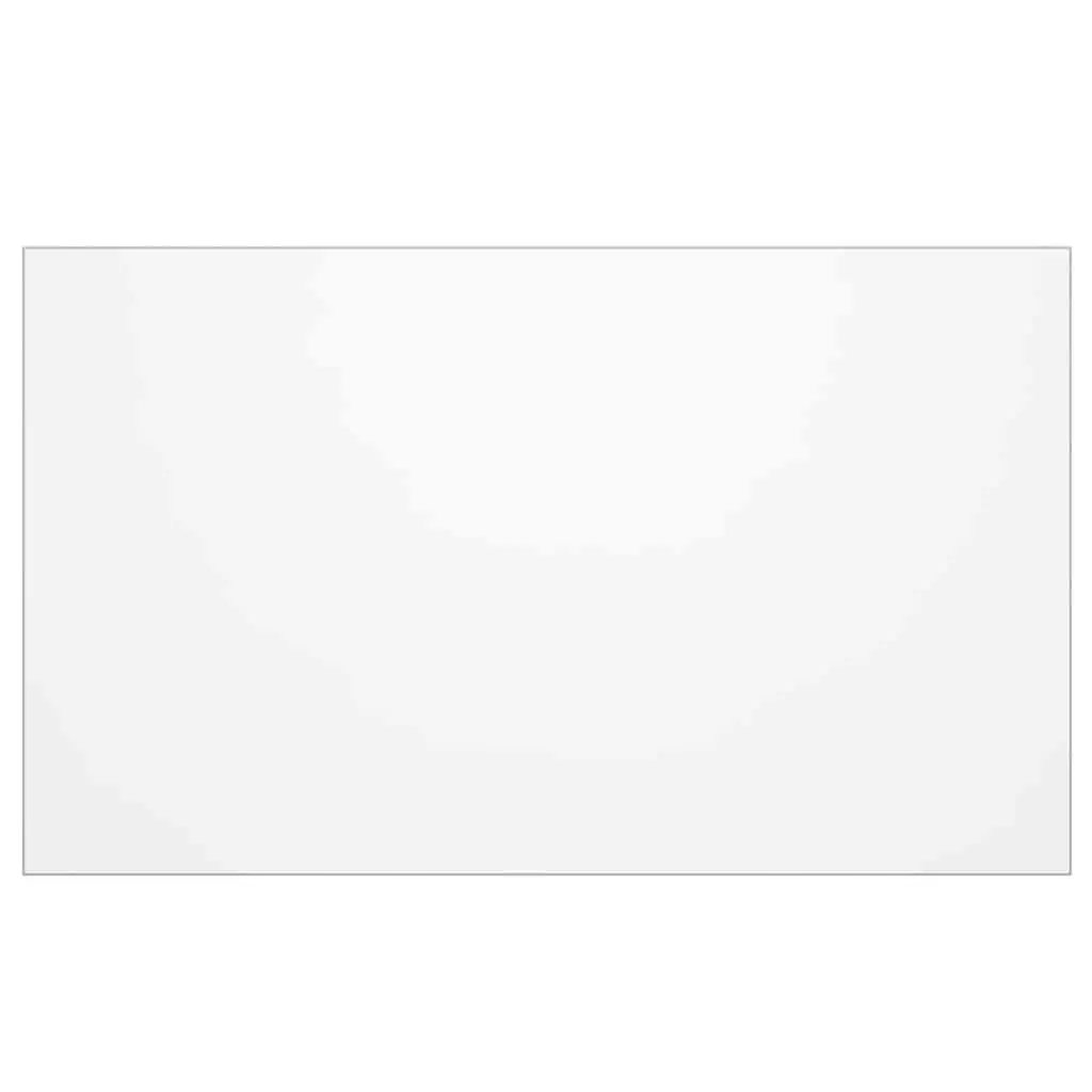 Rectangular Table Protector Mat Transparent 160 x 90 cm Waterproof Oil Resistant Easy to Clean