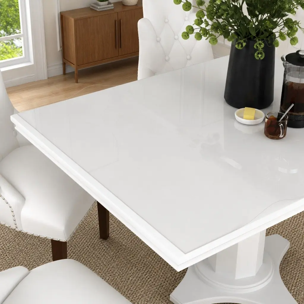 Table Protector Transparent 200 x 100 cm Waterproof PVC Film