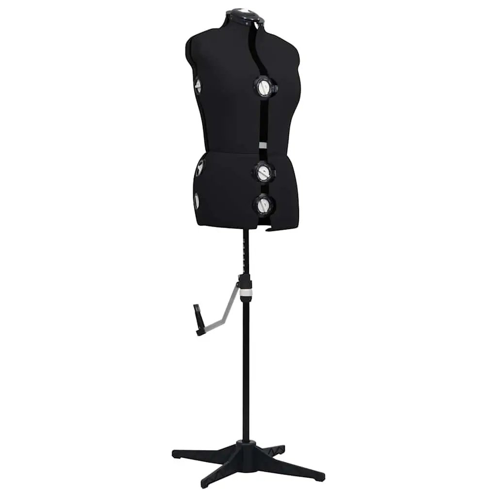 Adjustable Dress Form Black M Size 40-46 Height Adjustable Customizable Bust Waist Hip