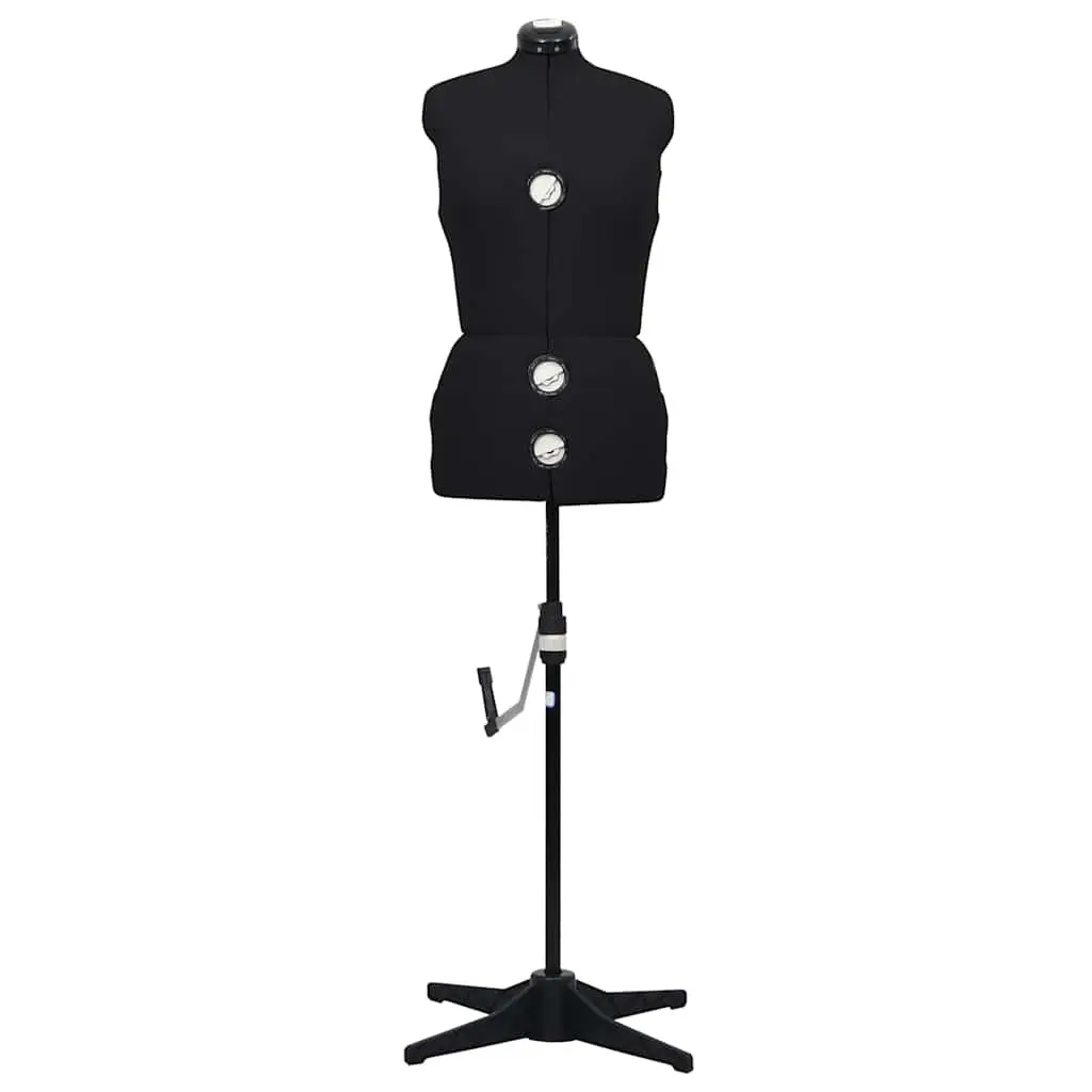 Adjustable Dress Form Black M Size 40-46 Height Adjustable Customizable Bust Waist Hip