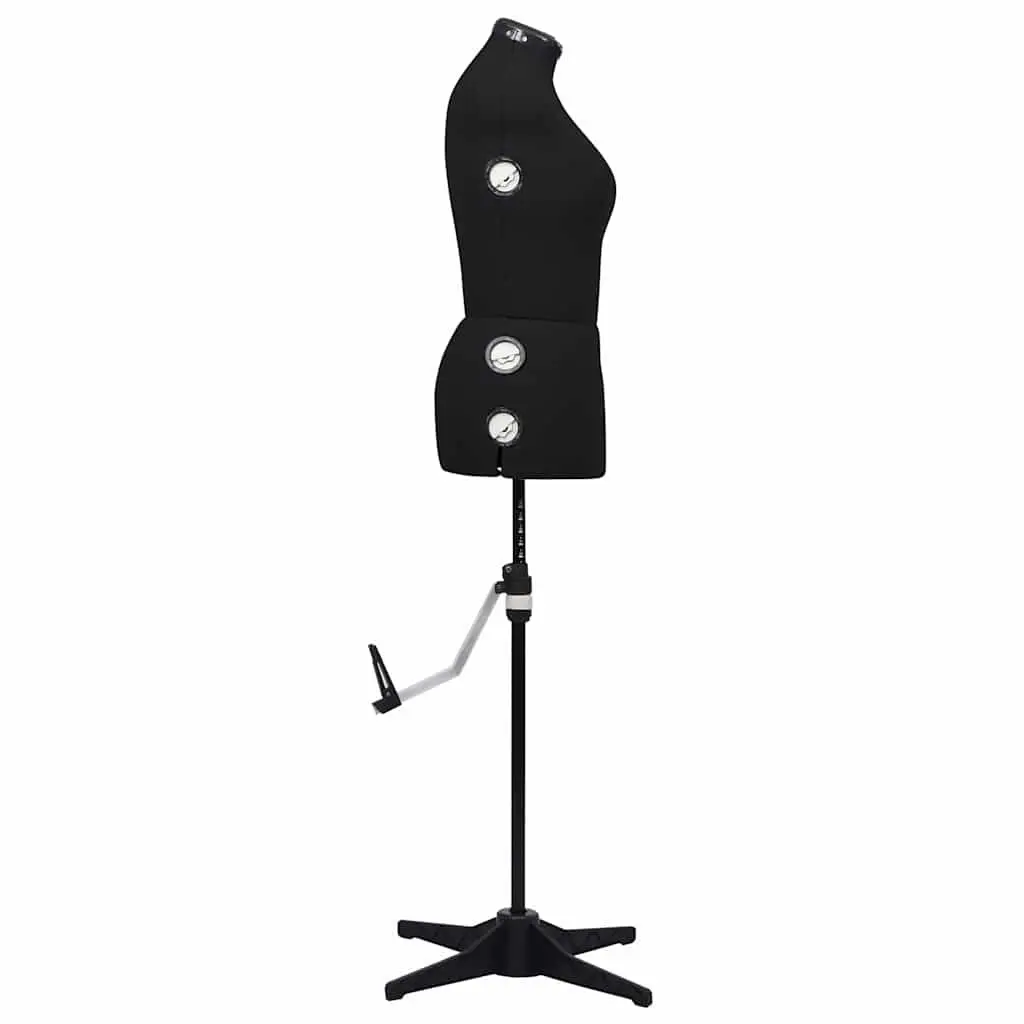 Adjustable Dress Form Black M Size 40-46 Height Adjustable Customizable Bust Waist Hip