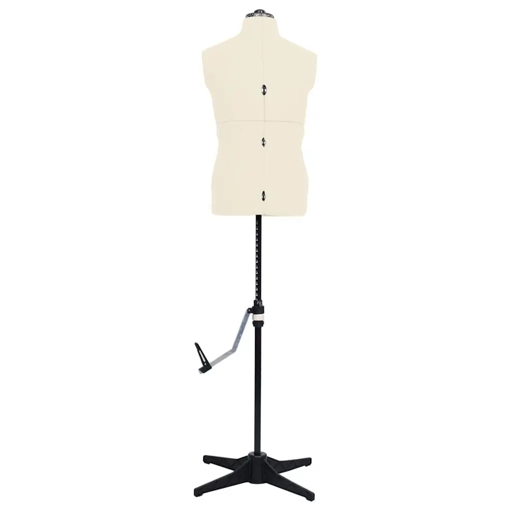 Adjustable Dress Form Mannequin Cream 37 to 45 Height Adjustable Customizable Measurements
