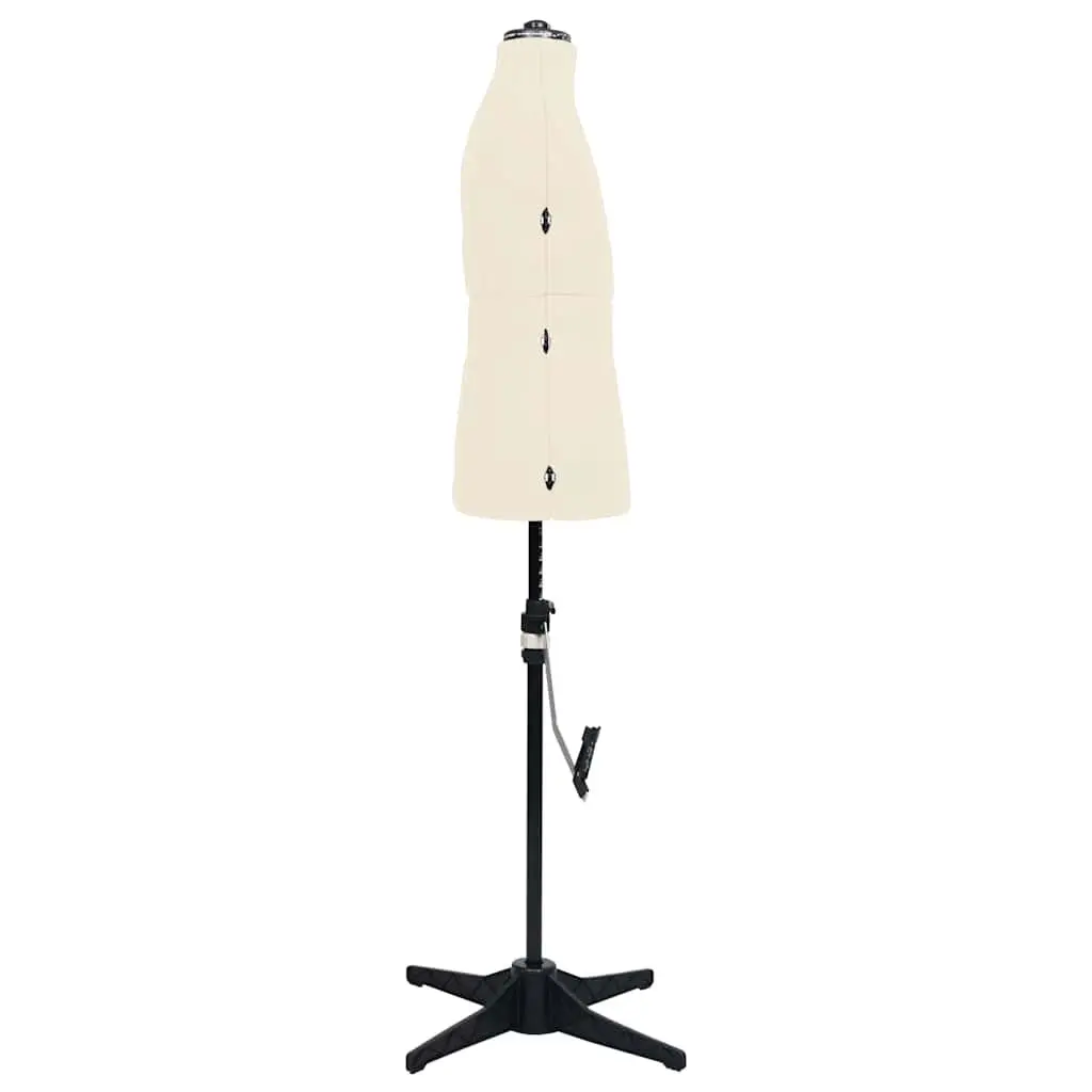 Adjustable Dress Form Mannequin Cream 37 to 45 Height Adjustable Customizable Measurements