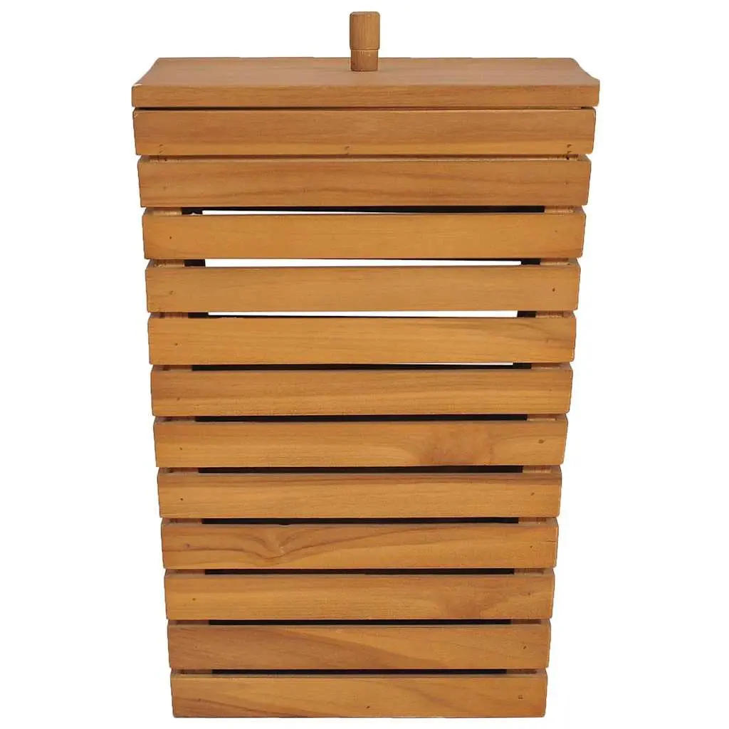 Slatted Laundry Basket 30x30x45cm