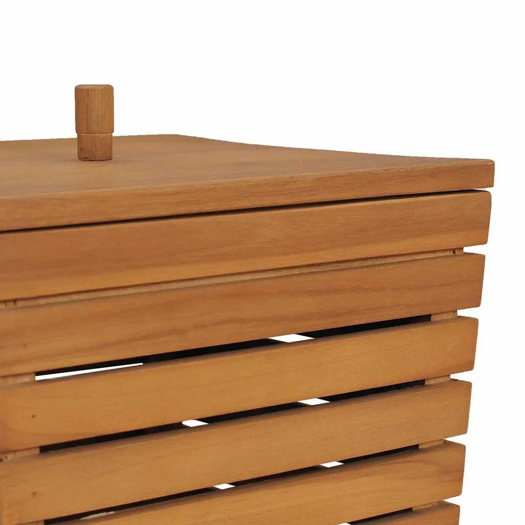 Slatted Laundry Basket 30x30x45cm