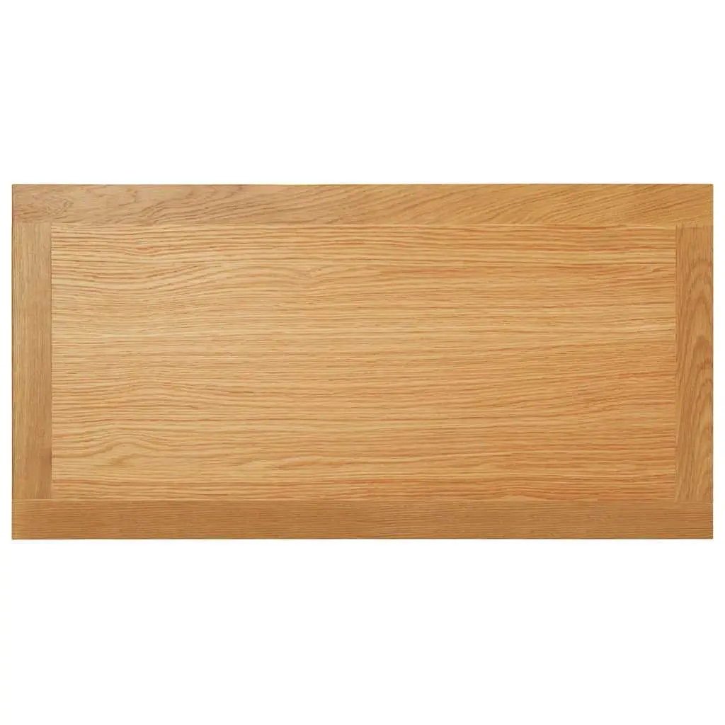 Coffee Table Brown 90x45x40 cm Solid Oak Wood with Storage Shelf