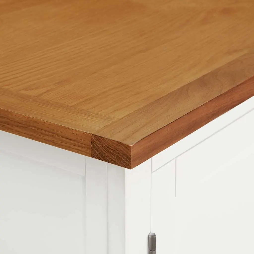 Wardrobe Brown 76x52x105 cm Solid Oak Wood Clothes Cabinet with Hanging Rod and Drawers