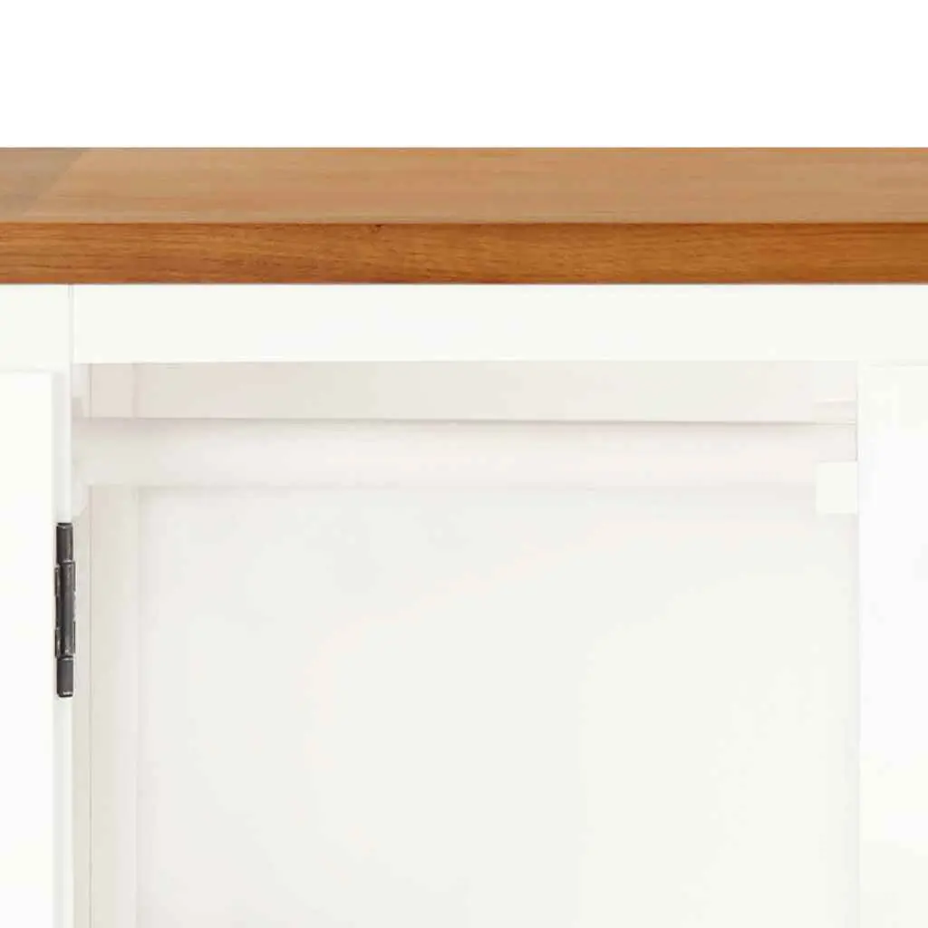Wardrobe Brown 76x52x105 cm Solid Oak Wood Clothes Cabinet with Hanging Rod and Drawers