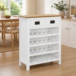 Wine Cabinet with Open Racks