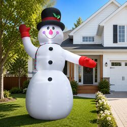 Compact Inflatable Snowman at 600cm for Outdoor Fun