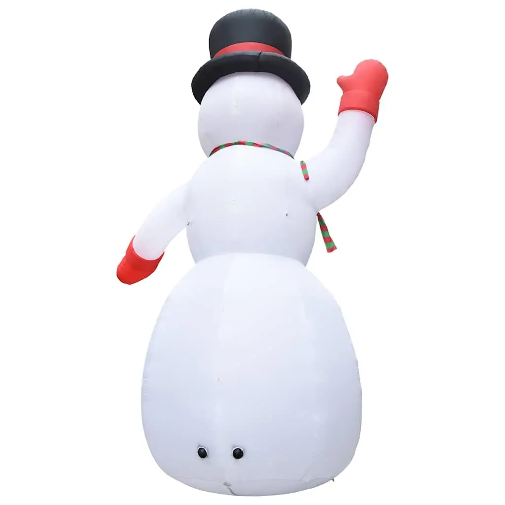 Inflatable Snowman Decoration XXL 600cm Self-Inflating LED Outdoor Garden Display