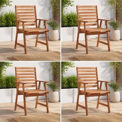 Compact and Durable Outdoor Dining Chair Set