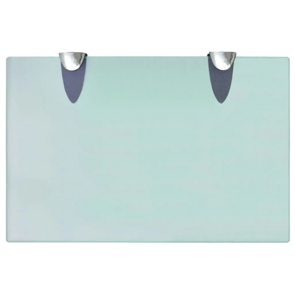 Floating Shelves Transparent 30x20 cm Wall Mounted Display Shelf 2 pcs