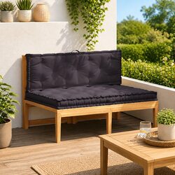 Compact Anthracite Floor Cushions for Easy Relaxation