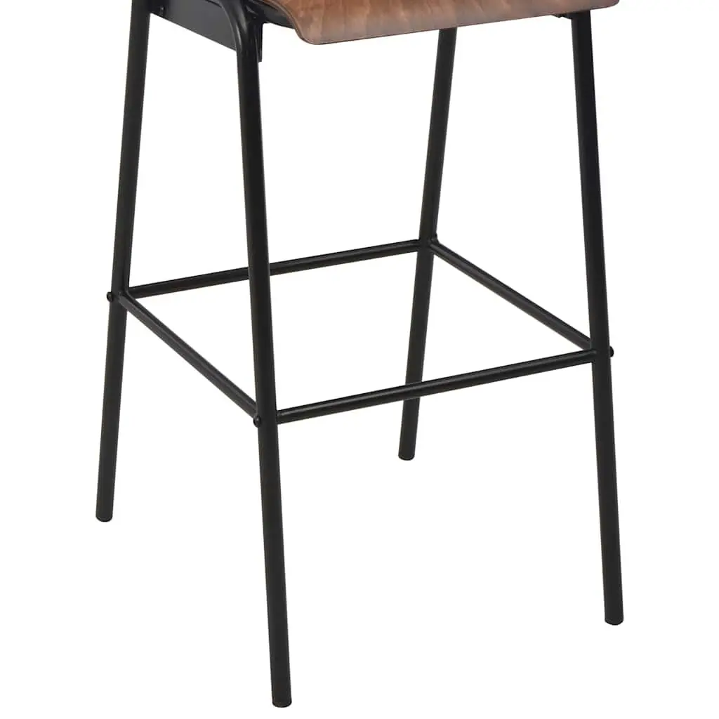 Bar Stools Black 6 Pieces Stackable Dining Chair Kitchen Seating Set