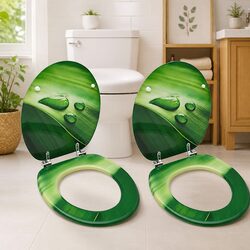 Toilet Seats with Lid, Adjustable 2 Pack