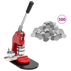 Efficient 44mm Button Maker Machine with Accessories
