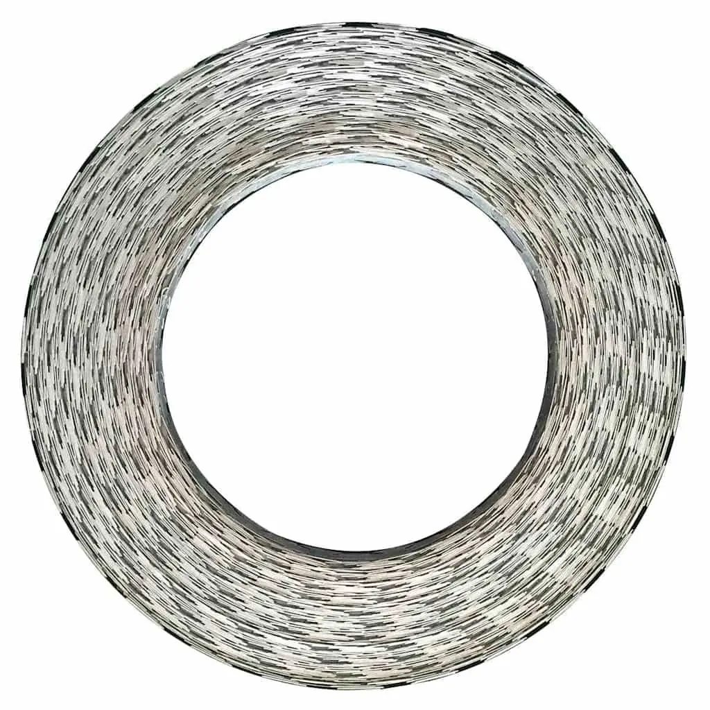 Razor Wire Silver 100m Barbed Outdoor Security Fence 2 Pieces