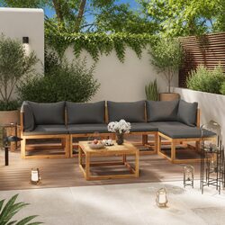 6-Piece Outdoor Lounge Set for Relaxation