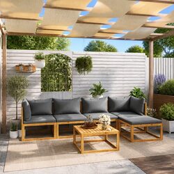 Outdoor Lounge Set: 6 Pieces of Stylish Comfort