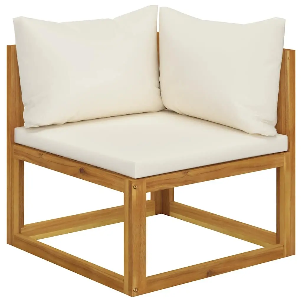 Garden Lounge Set 6 Piece Outdoor Furniture with Cushions Coffee Table Acacia