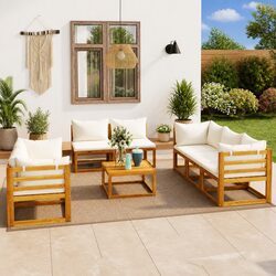 9-Piece Outdoor Lounge Set