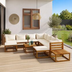 Concise Overview: 12-Piece Garden Lounge Set