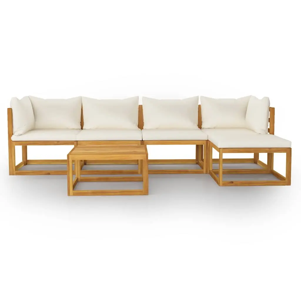 Garden Lounge Set 6 Piece Outdoor Furniture Sofa Coffee Table Modular Patio