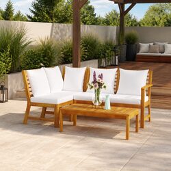 4 Piece Outdoor Sofa Set for Relaxing Spaces