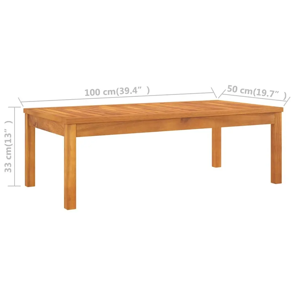 Garden Lounge Set 4 Piece Outdoor Sofa Coffee Table Patio Furniture Cream